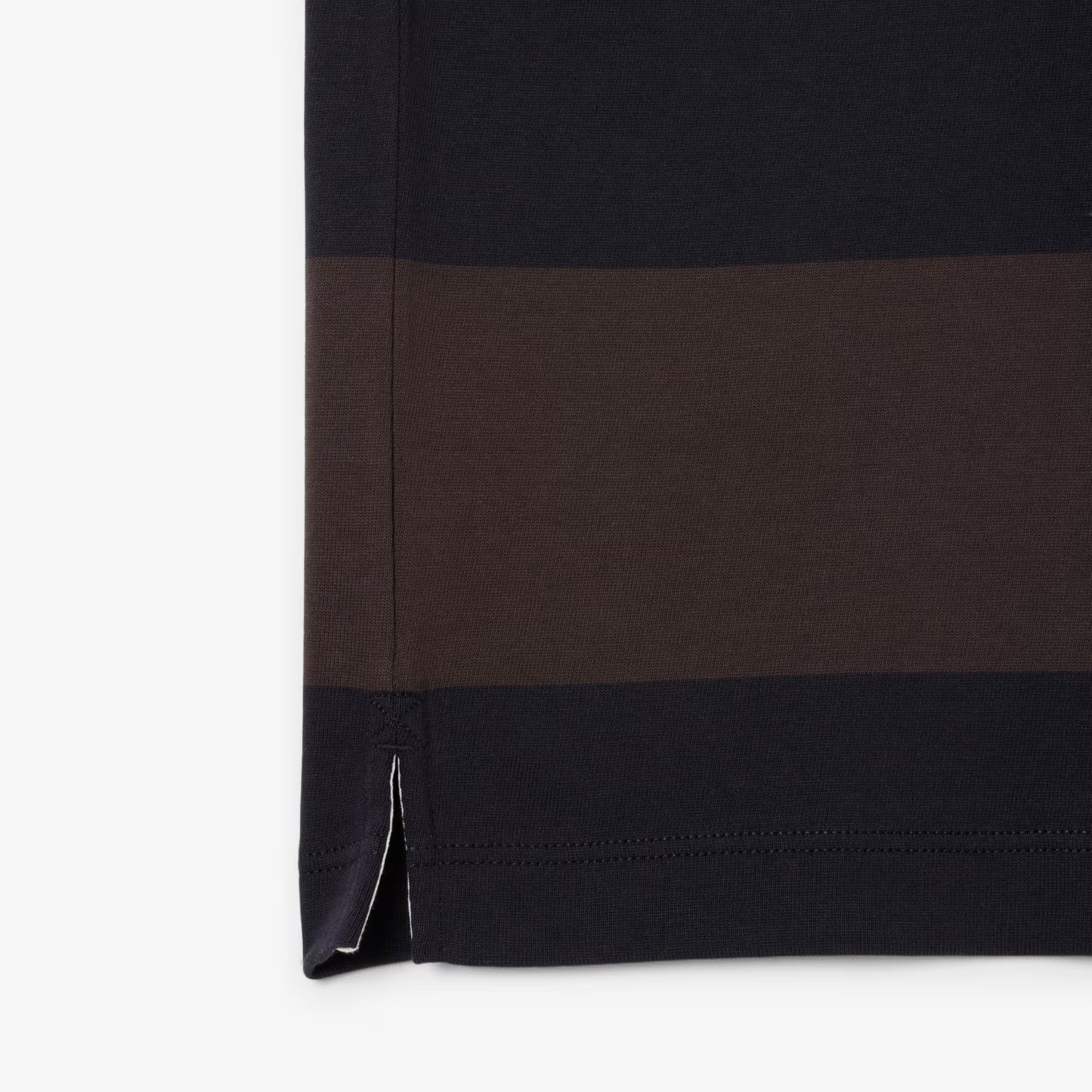 Relaxed Fit Striped Rugby Polo Shirt
