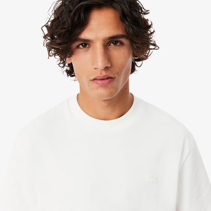 Texturiertes Jersey-T-Shirt