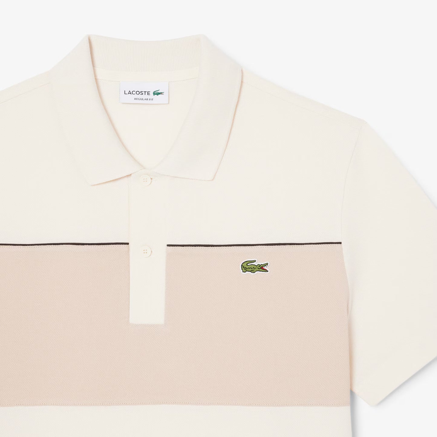 Regular Fit Poloshirt aus Piqué mit Farbblockdesign
