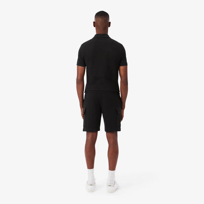 Cargo-Shorts aus Baumwollfleece