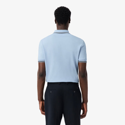 Regular Fit Poloshirt L.12.12 mit Zierleisten-Akzent