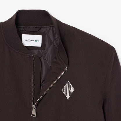 Wasserabweisende Bomberjacke mit Retro-Badge