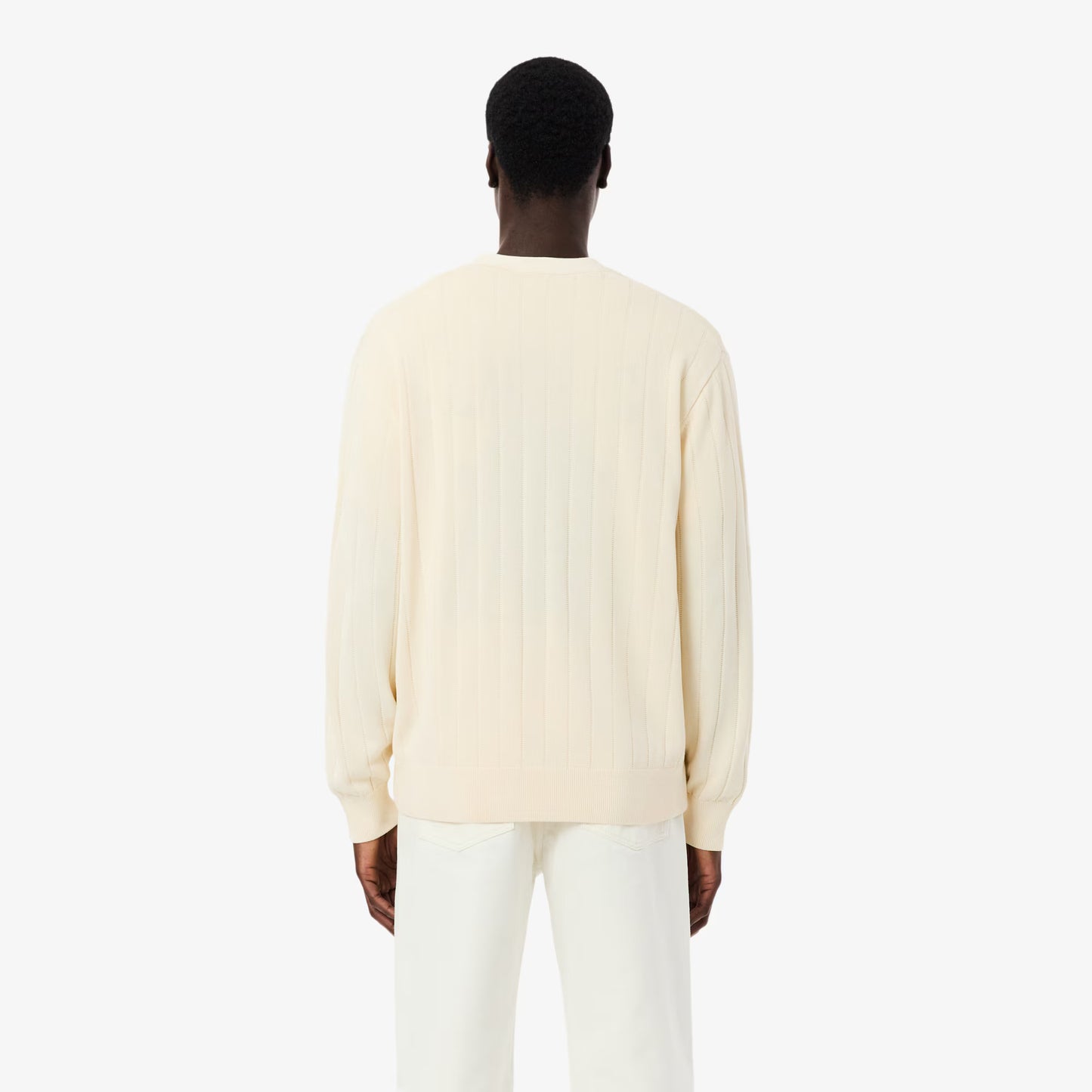 Gerippter Cardigan aus Baumwollmischung