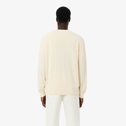 Gerippter Cardigan aus Baumwollmischung