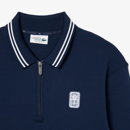 Tennis Heritage Polokragen-Sweatshirt mit Reißverschluss
