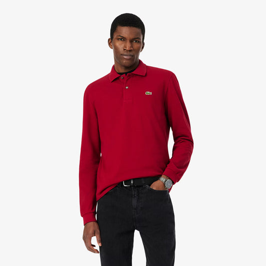 Classic Fit Long Sleeved L.12.12 Polo Shirt