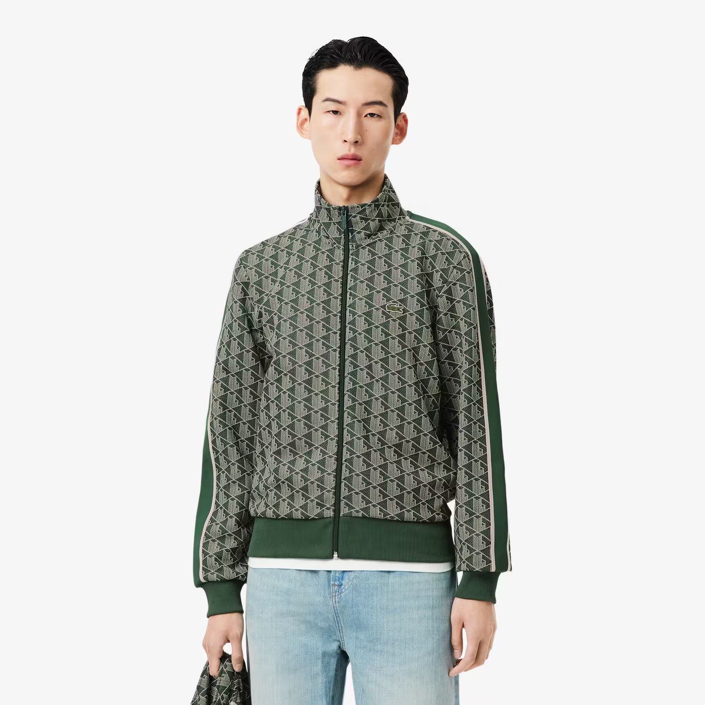 Paris Jacquard-Trainingsjacke mit Reißverschluss