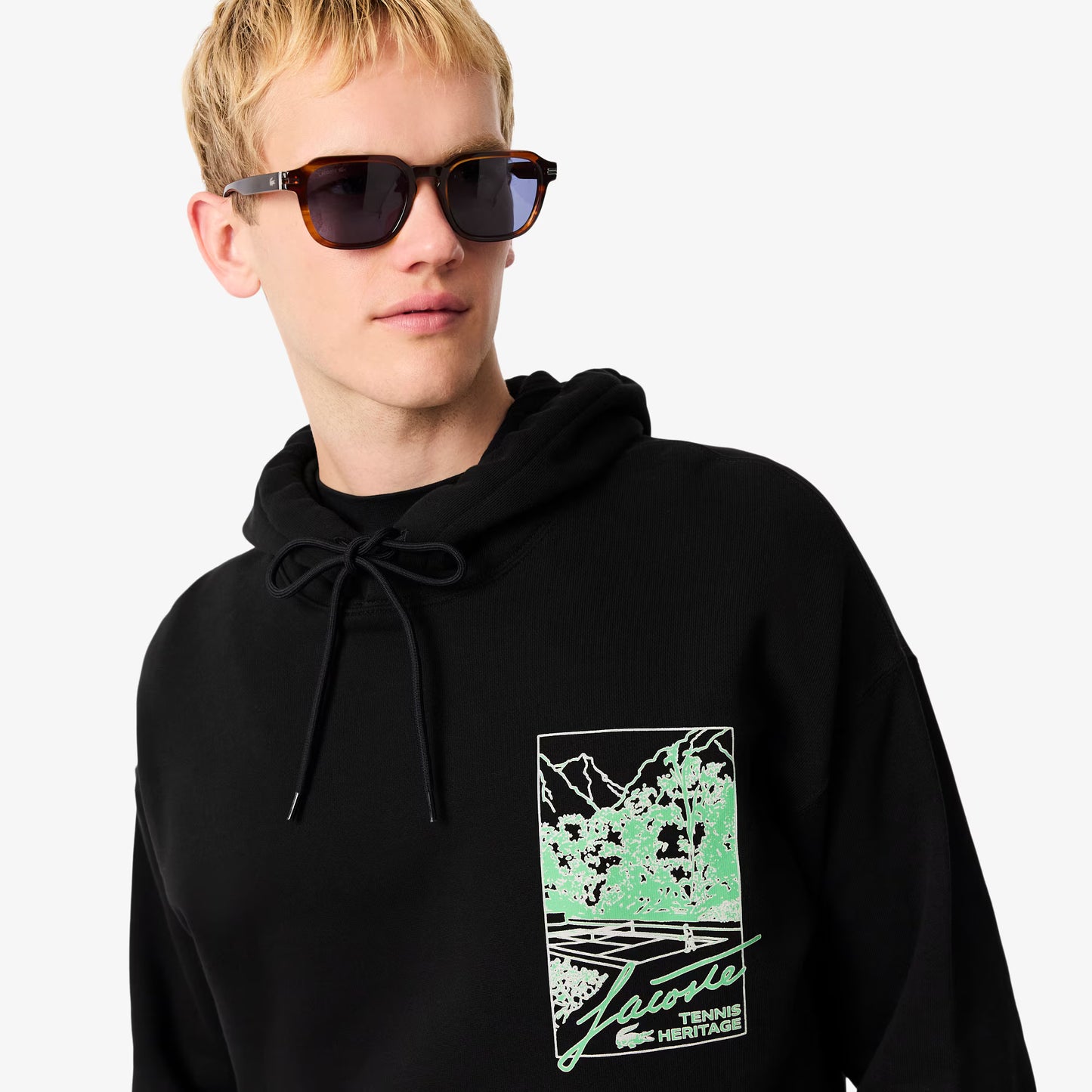 Bedruckter Fleece-Hoodie