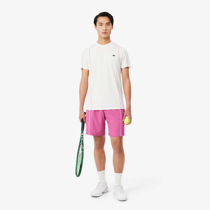 Trim Accent Diamond Taffeta Sport Shorts