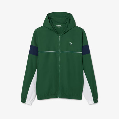 Sport-Farbblock-Trainingsjacke