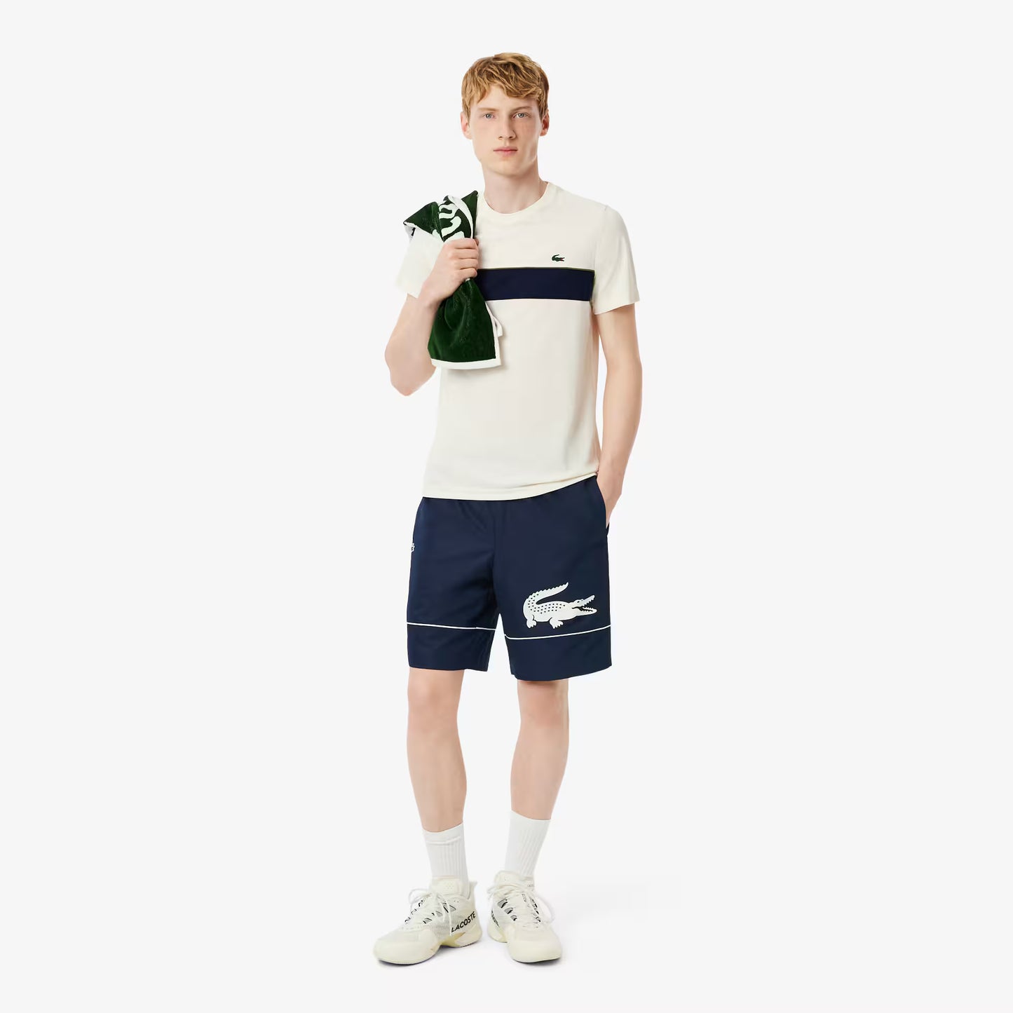 Bedruckte Diamant-Taft-Tennisshorts