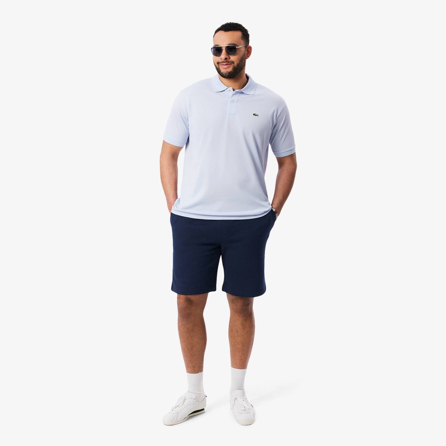Entspannte Fleece-Shorts