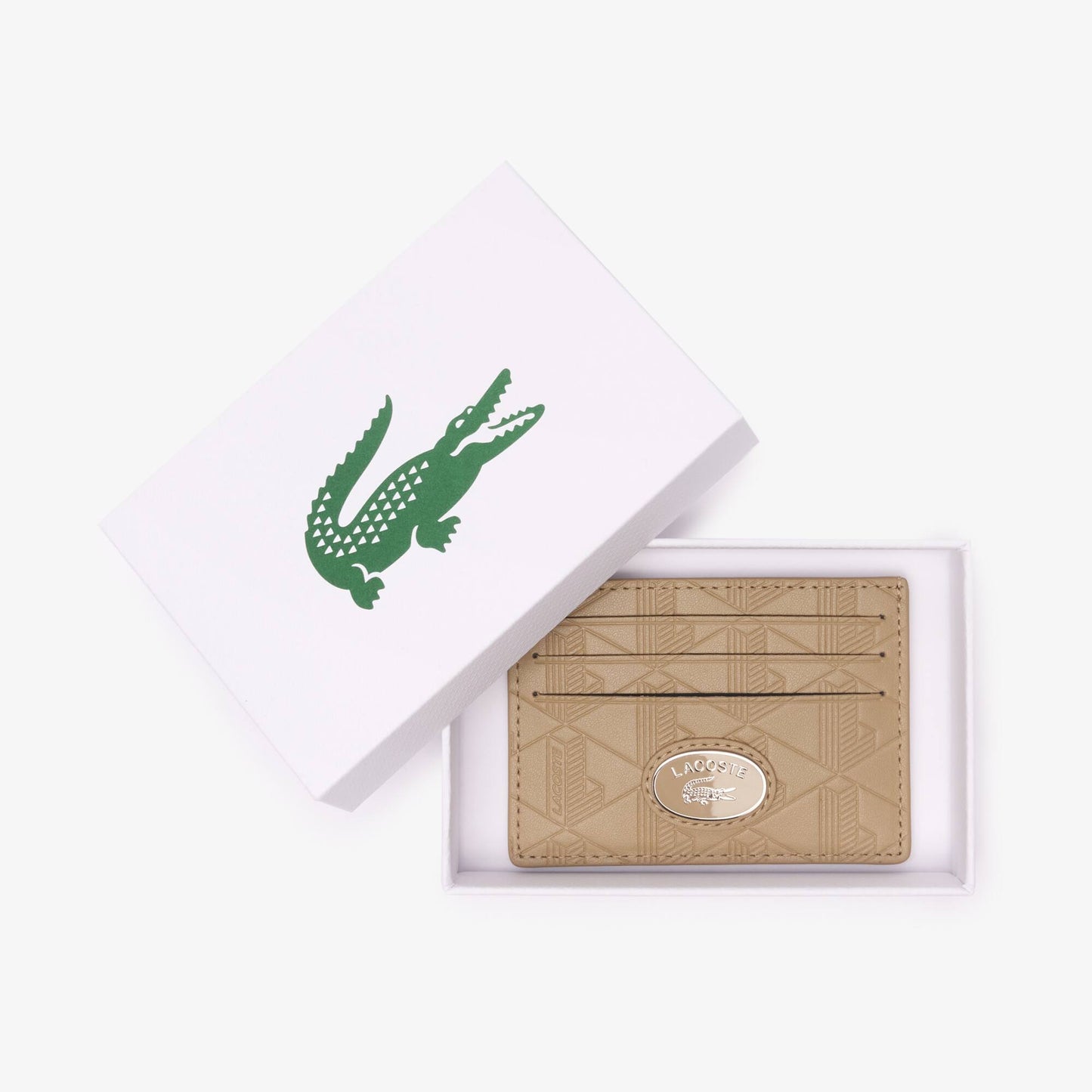 Kartenetui aus Leder mit Monogramm
