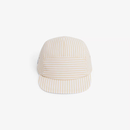 Striped Poplin Jockey Cap