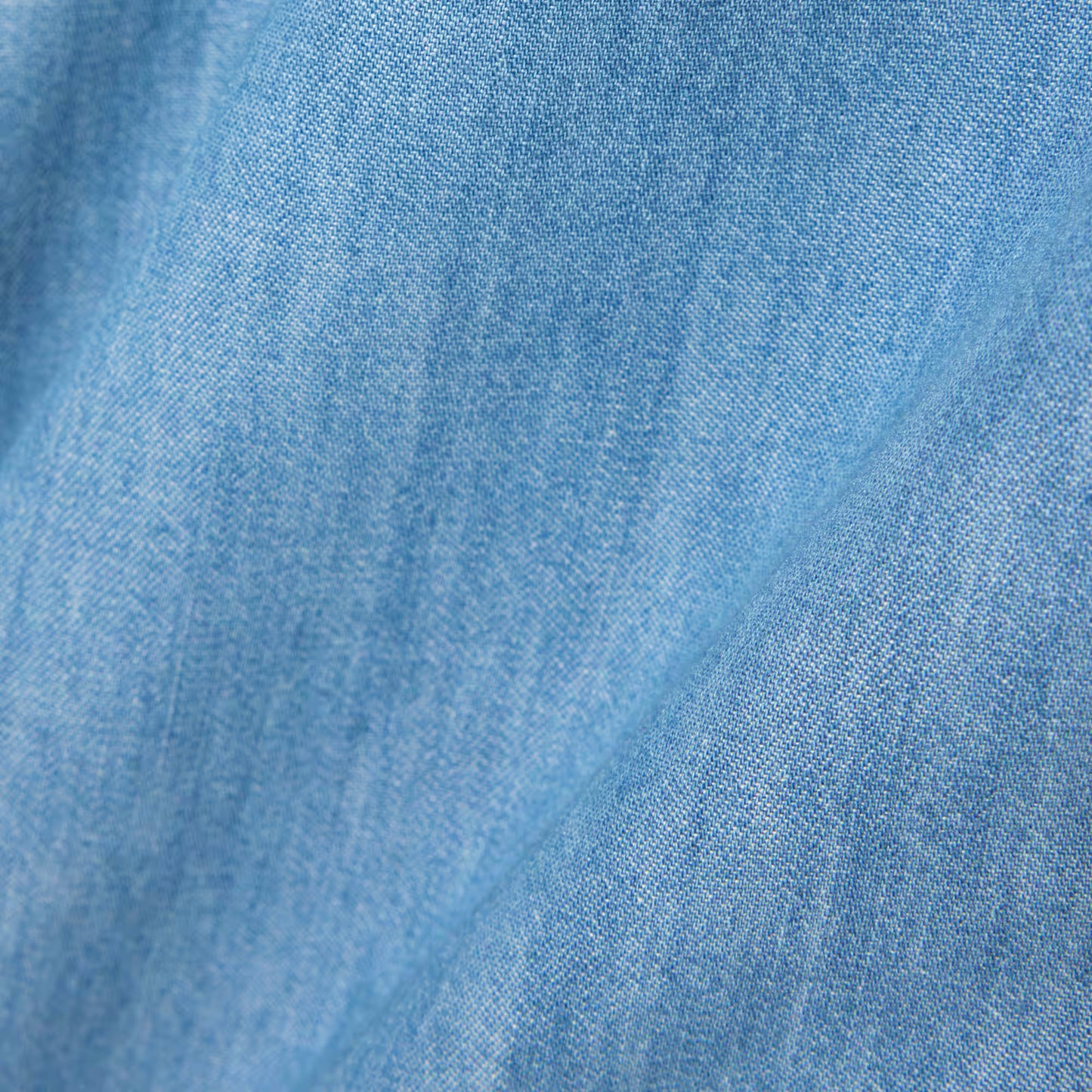 Relaxed Fit Jeanshemd mit offenem Kragen