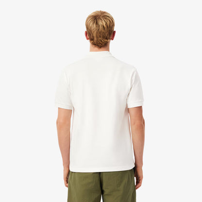 Klassisches Poloshirt mit besticktem Motiv aus Piqué
