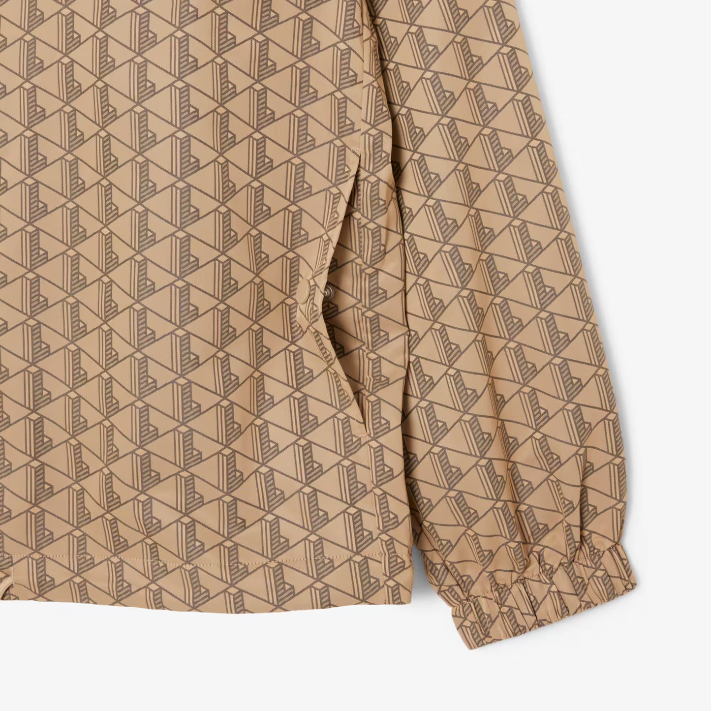 Wendbare Monogramm-Jacke aus zwei Materialien