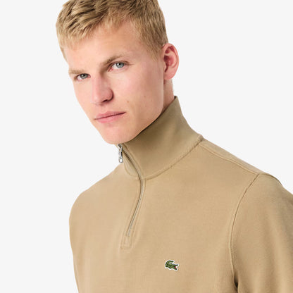 Sweatshirt mit Reißverschluss, Stehkragen und Interlock-Gewebe 2
