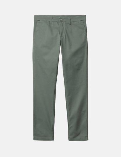 Sid Pant Chino Hose - Park Green Rinsed