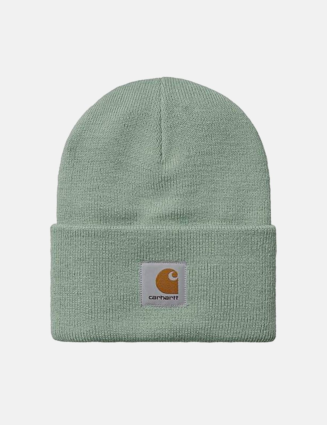 Uhr-Beanie-Mütze – Nebliges Salbeigrün
