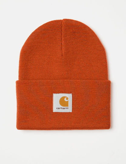 Mütze Beanie - Ziegelrot