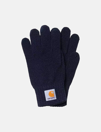 Uhrenhandschuhe - Dunkel Marineblau