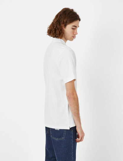 Pikee-Poloshirt Chase – Weiß
