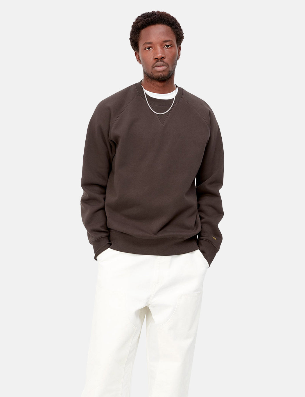 Chase Sweatshirt – Dunkelumberbraun