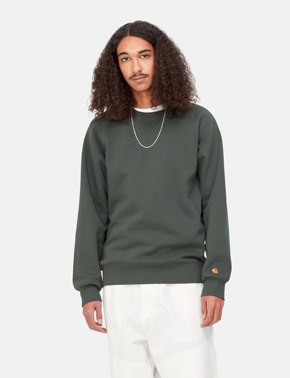 Chase Sweatshirt - Jura Grün/Gold