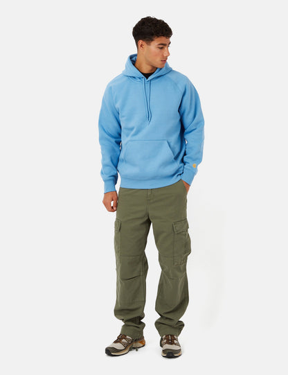 Chase Kapuzen-Sweatshirt - Piscine Blau