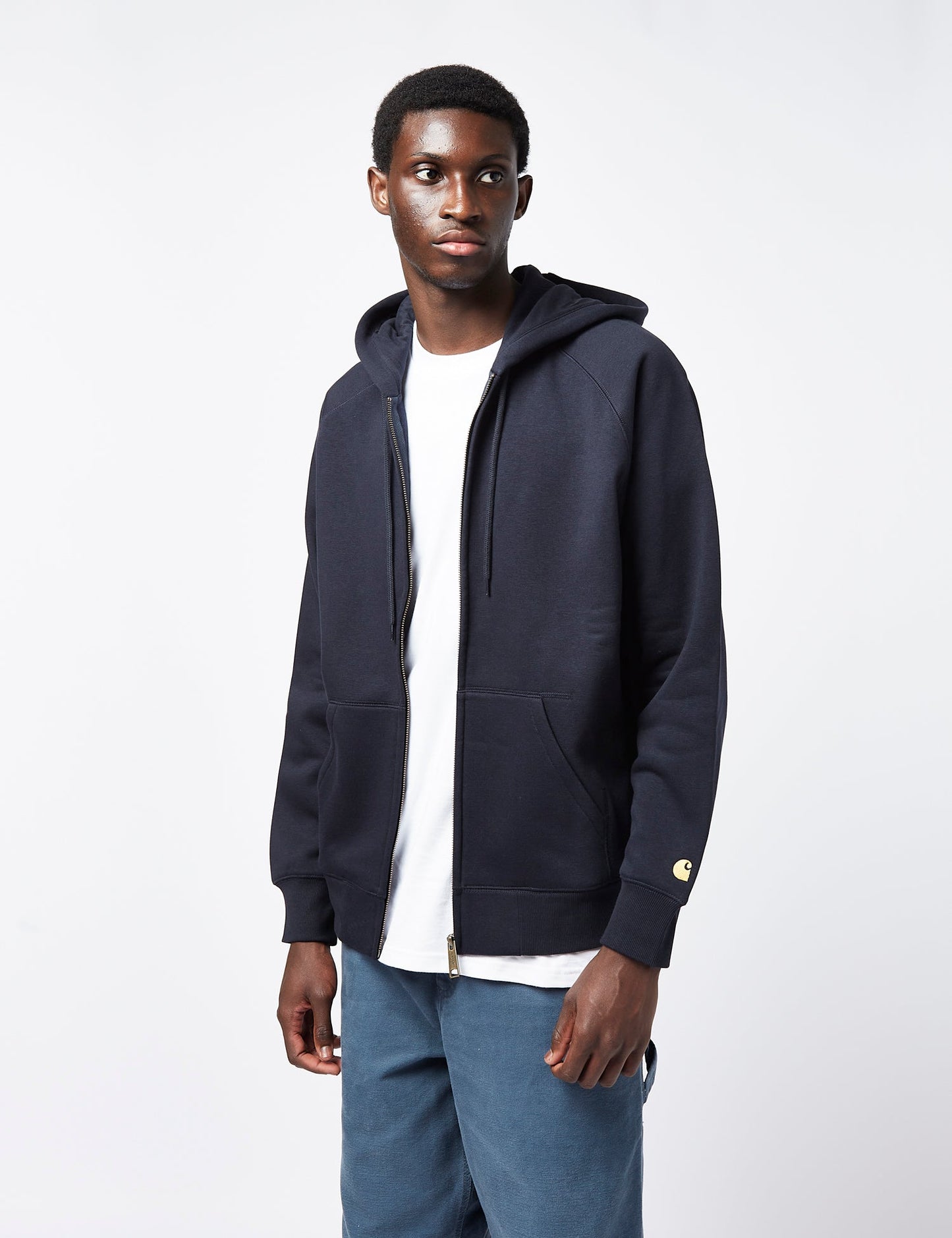 Chase Kapuzen-Sweatshirt mit Reißverschluss - Dunkelmarineblau