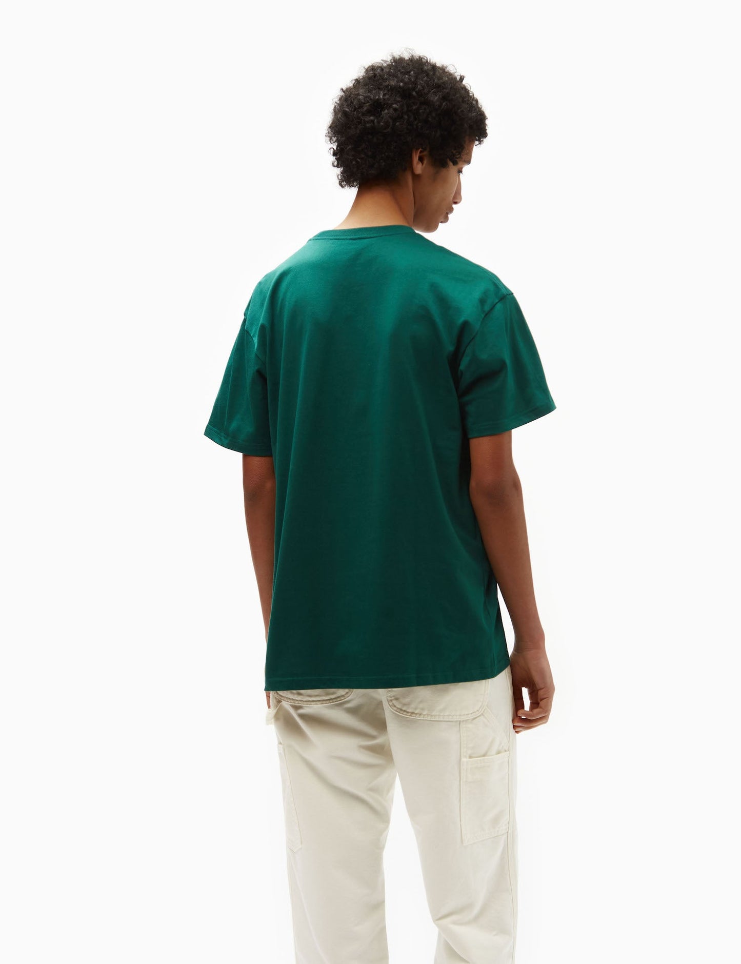 Chase T-Shirt (Loose) – Dillgrün/Gold