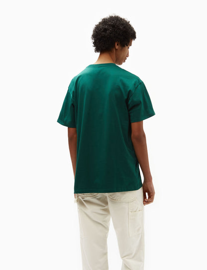 Chase T-Shirt (Loose) – Dillgrün/Gold