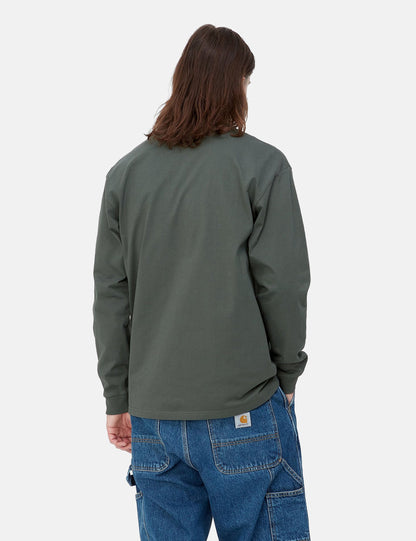 Langarm-T-Shirt Chase (Loose) – Jura Green