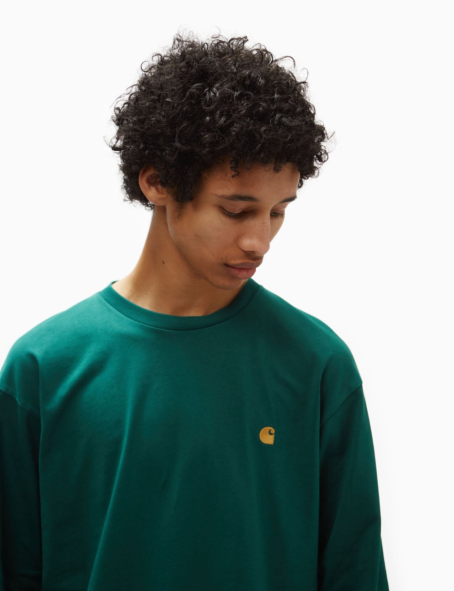 Langarmshirt Chase (Locker) – Chervil Green