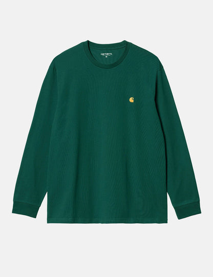 Langarmshirt Chase (Locker) – Chervil Green