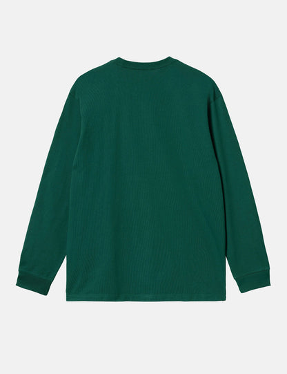 Langarmshirt Chase (Locker) – Chervil Green