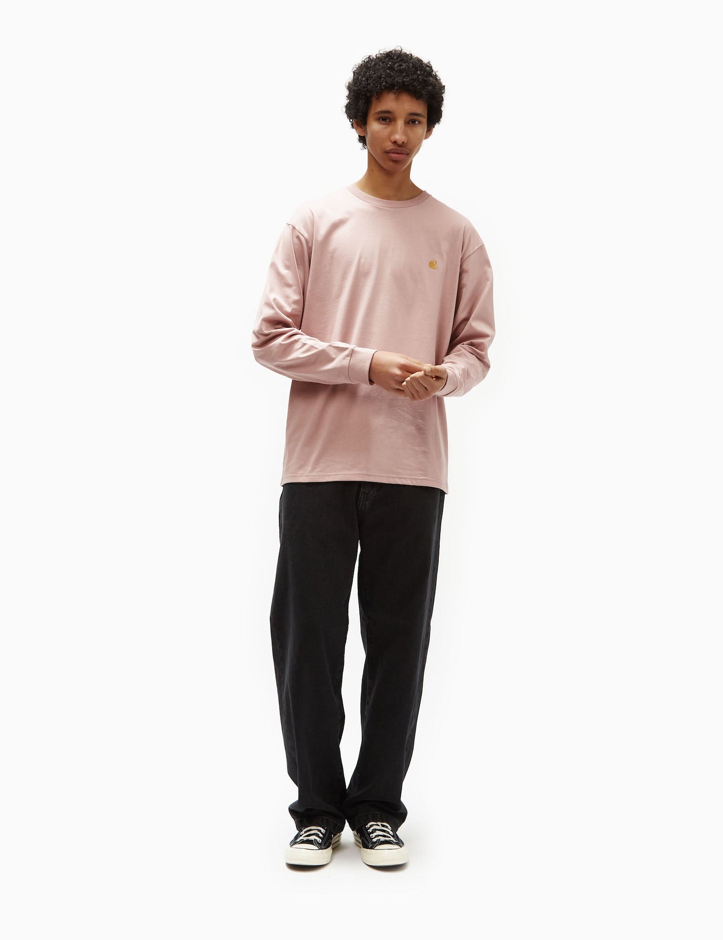Langarm-T-Shirt Chase (Loose) – Glassy Pink