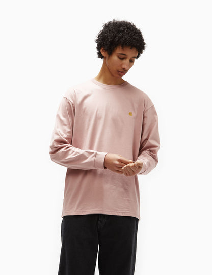 Langarm-T-Shirt Chase (Loose) – Glassy Pink