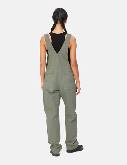 Latzhose für Damen (gerade) – Yucca-Grün