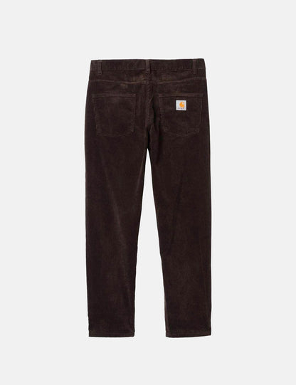 Newel Cordhose (Relaxed Fit) – Dunkles Umbra-Braun