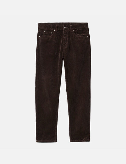 Newel Cordhose (Relaxed Fit) – Dunkles Umbra-Braun