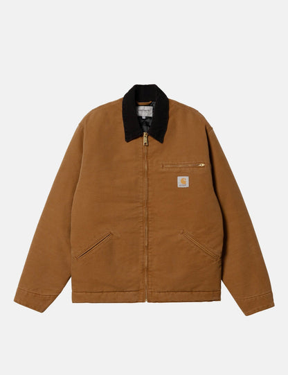 OG Detroit Jacket (Organic Aged Canvas) - Dusty Hamilton Brown