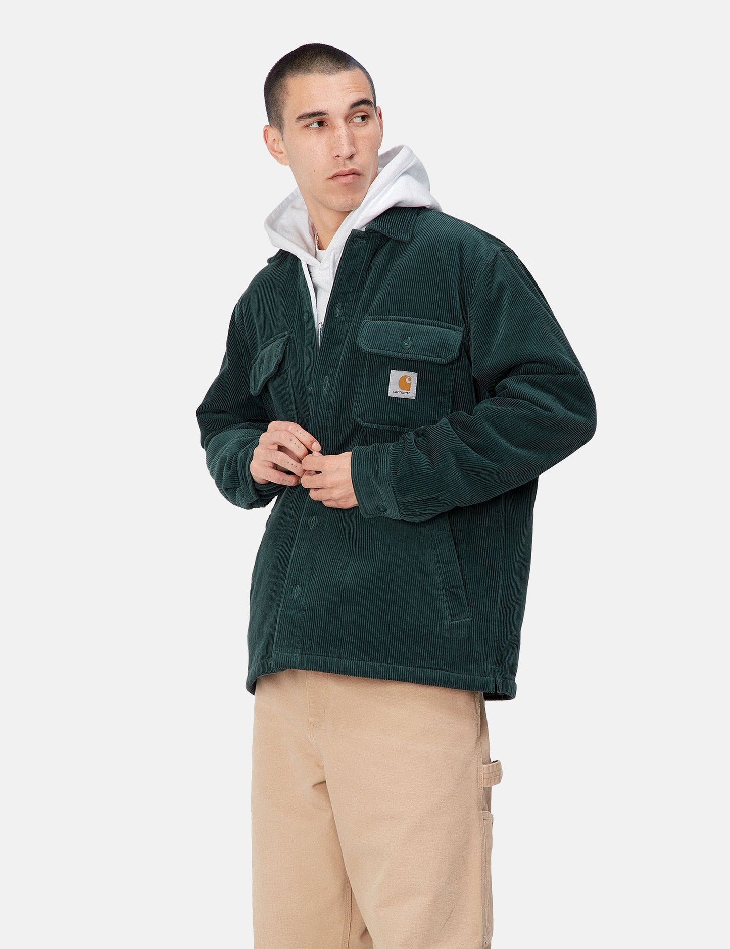 Overshirt Whitsome – Wacholdergrün