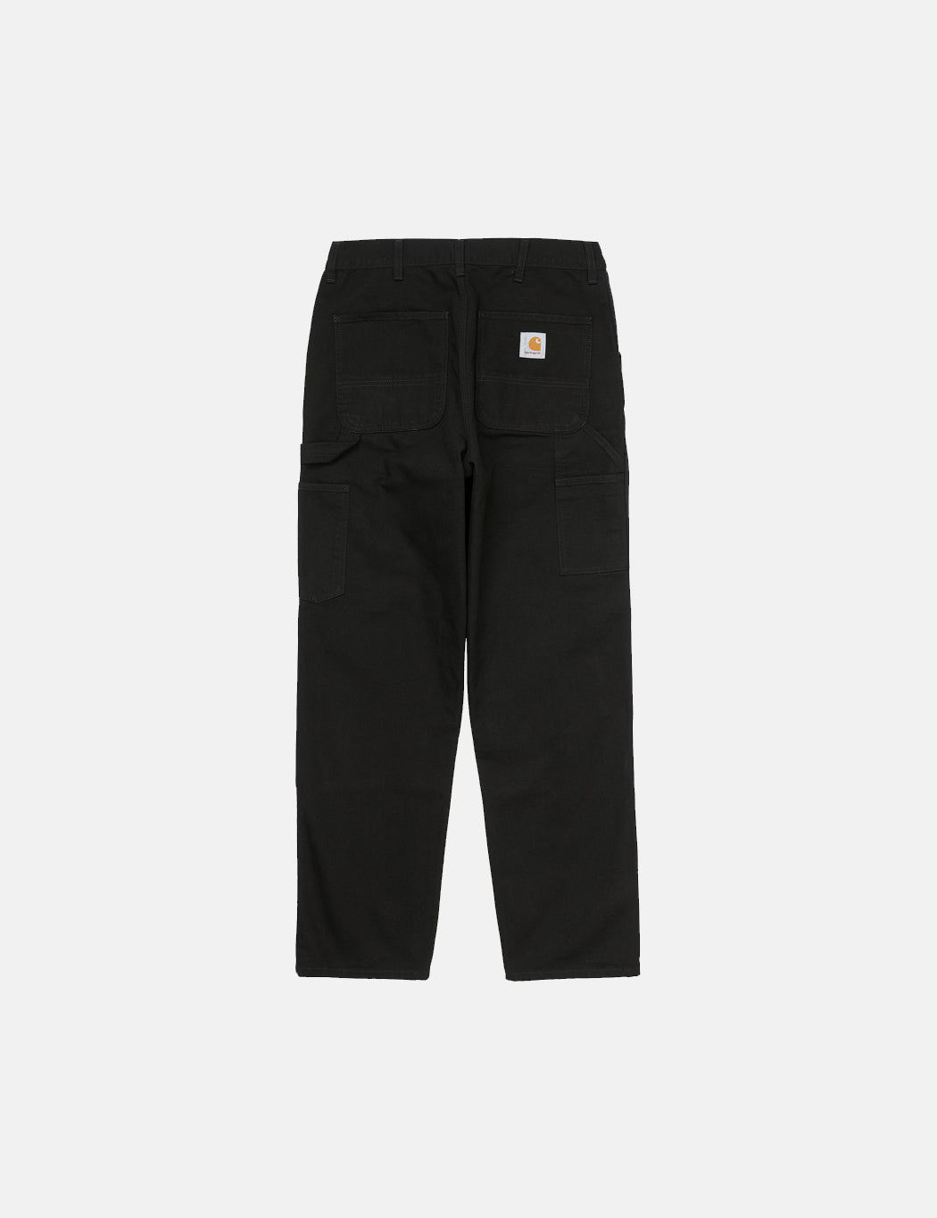 Double Knee Pant (Relaxed/Gerade geschnitten) - Schwarz