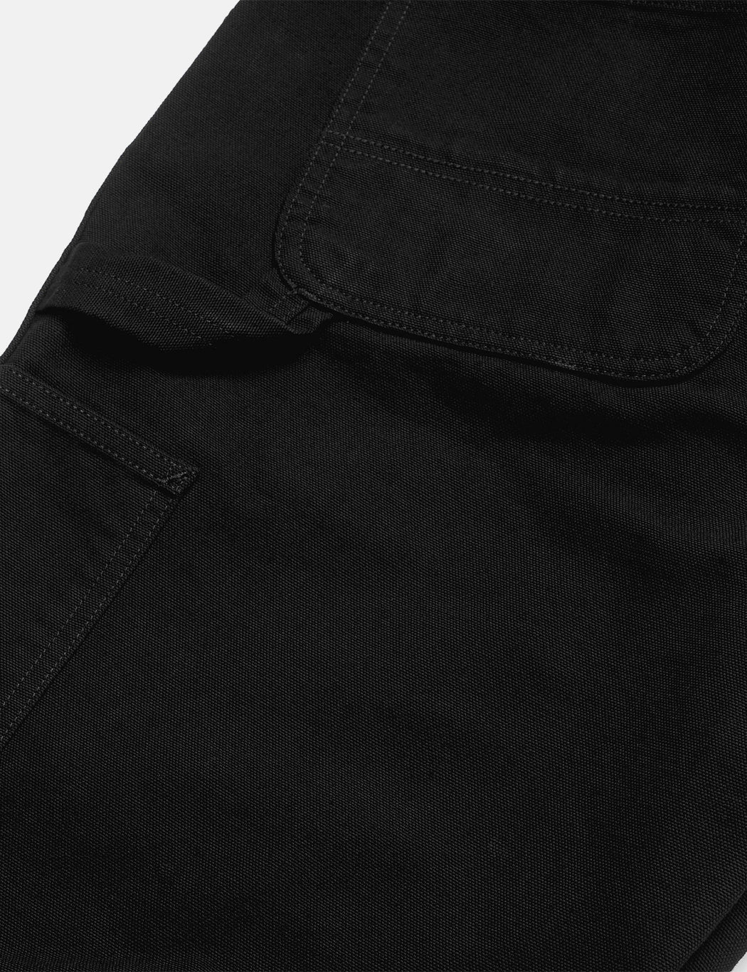 Double Knee Pant (Relaxed/Gerade geschnitten) - Schwarz