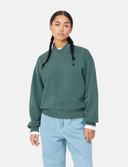Damen Nelson Sweatshirt – Botanic Green