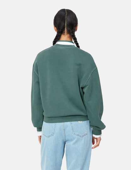 Damen Nelson Sweatshirt – Botanic Green