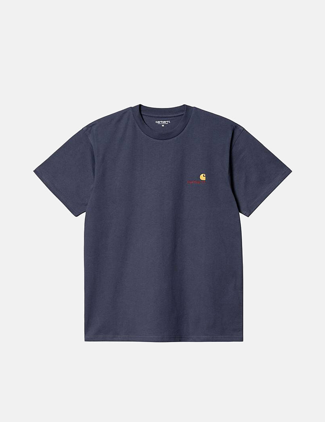 American Script T-Shirt - Enzianblau