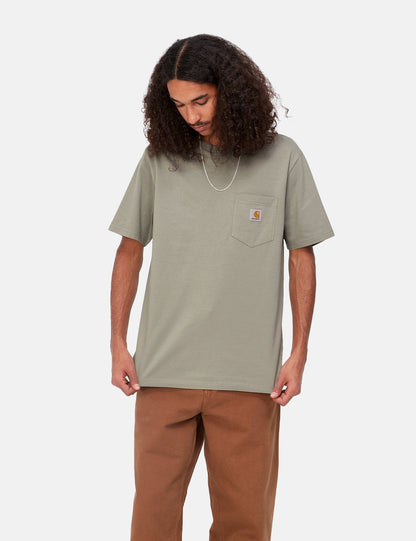 Pocket-T-Shirt (Regular) – Yucca-Grün